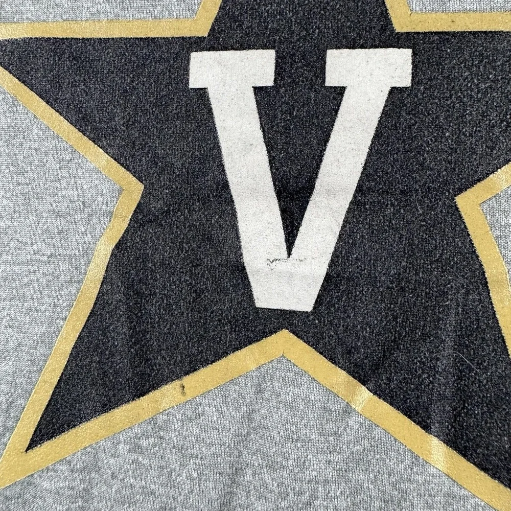 Vanderbilt Commodores Shirt Mens Small Gray NCAA Football Nike Dri-FIT Tee